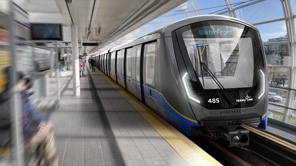 Bombardier fournira 205 nouvelles voitures pour le réseau SkyTrain de Vancouver